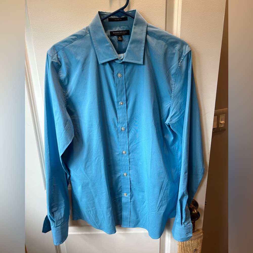 Banana Rebulic Dress Shirt Blue